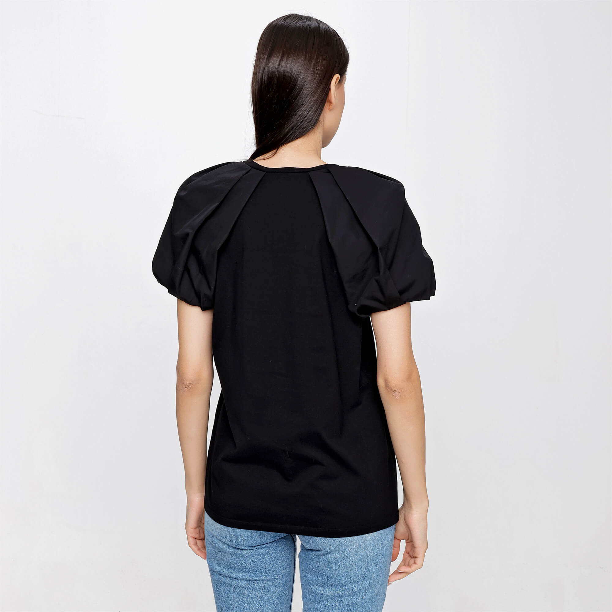 Alexander McQueen - Black Cotton & Poplin T-shirt